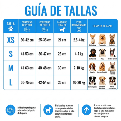 Salvavidas para perros con asa de rescate